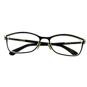 Jimmy Choo Eyeglasses FRAMES ONLY Black Wayfarer 53-17-134